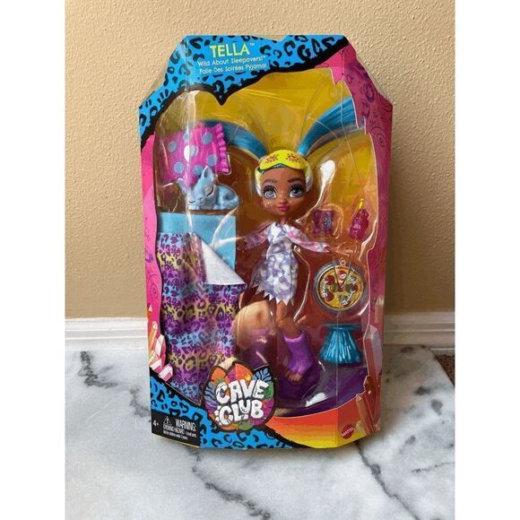 Mattel Cave Club Wild About Sleepovers Tella Doll - Picture 1 of 2